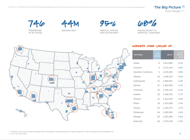 Healthcare Realty Trust map