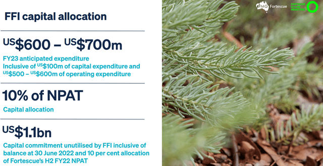 FFI Capital Allocation