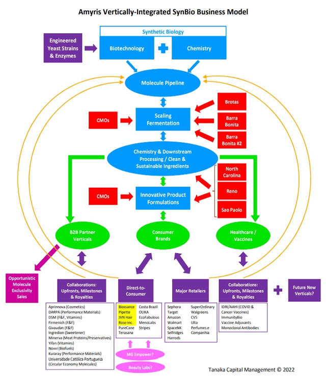 Vertically-Integrated SynBio Business Model Flowchart