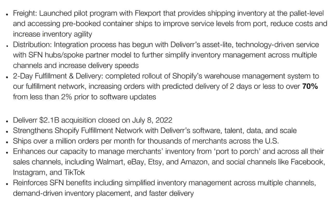 simplifying logistics