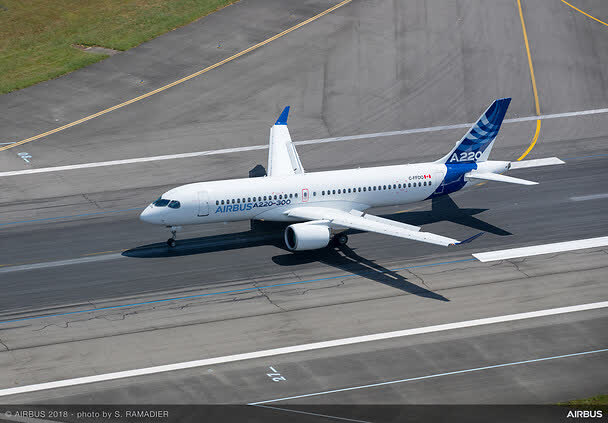 Airbus A220-300 aircraft