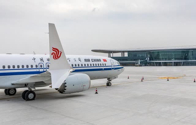 Air China Boeing 737 MAX airplane