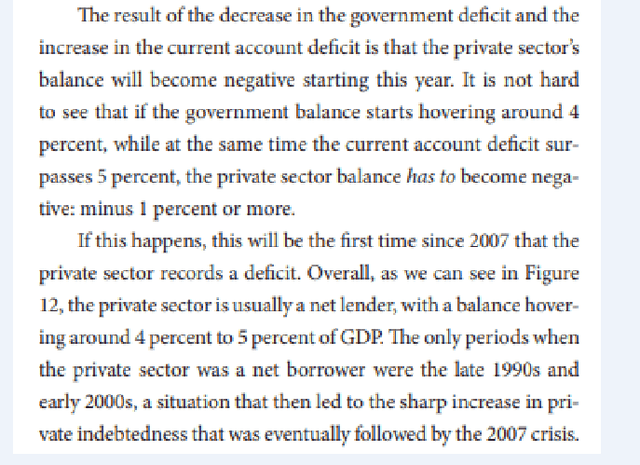 Sectoral balance report quote