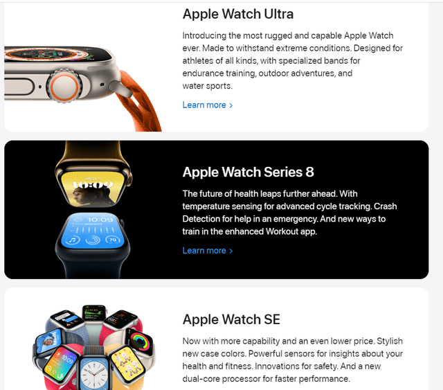 An Overview Of The Three New Apple Watch Models 