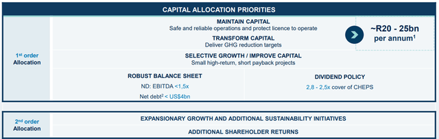 capital allocation priorities