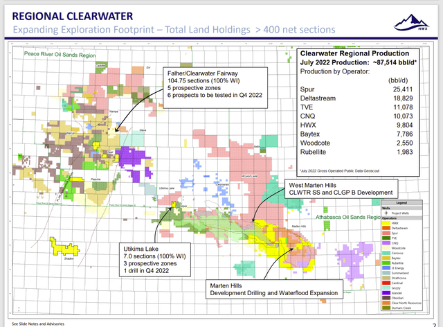 Headwater Exploration Map Of Clearwater Play Holdings