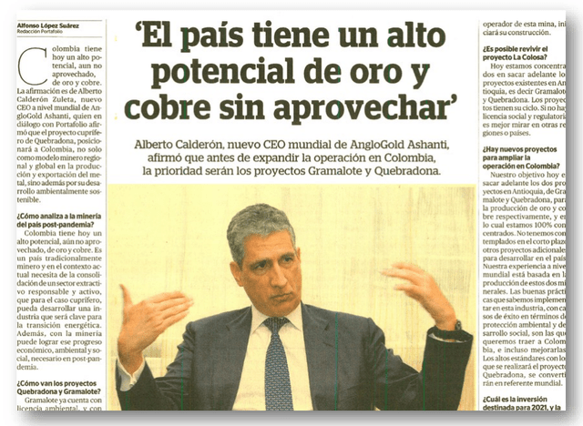 Colombia's Untapped Gold & Copper Potential for AngloGold