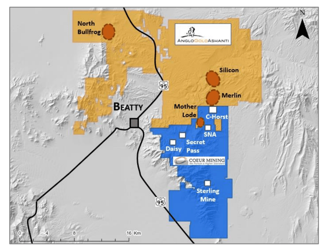 AngloGold Nevada Footprint