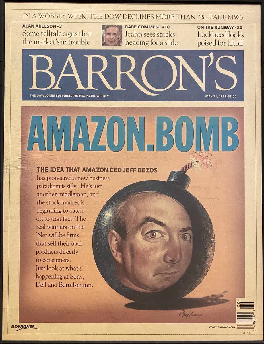 Jeff Bezos Reflects on 'Amazon.bomb'
