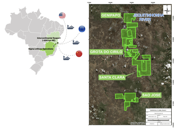The Grota do Cirilo lithium project in Brazil