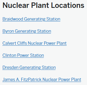 Constellation Energy's Nuclear Plants