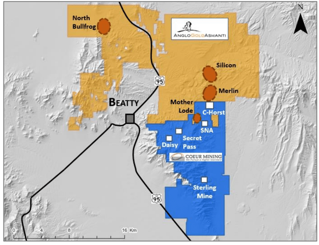 AngloGold - Beatty District Land Position