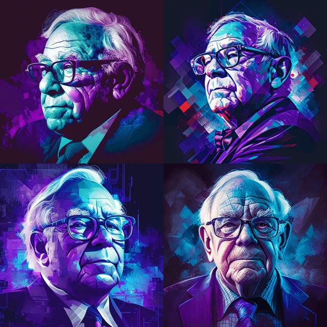 Warren Buffett A.I generated image