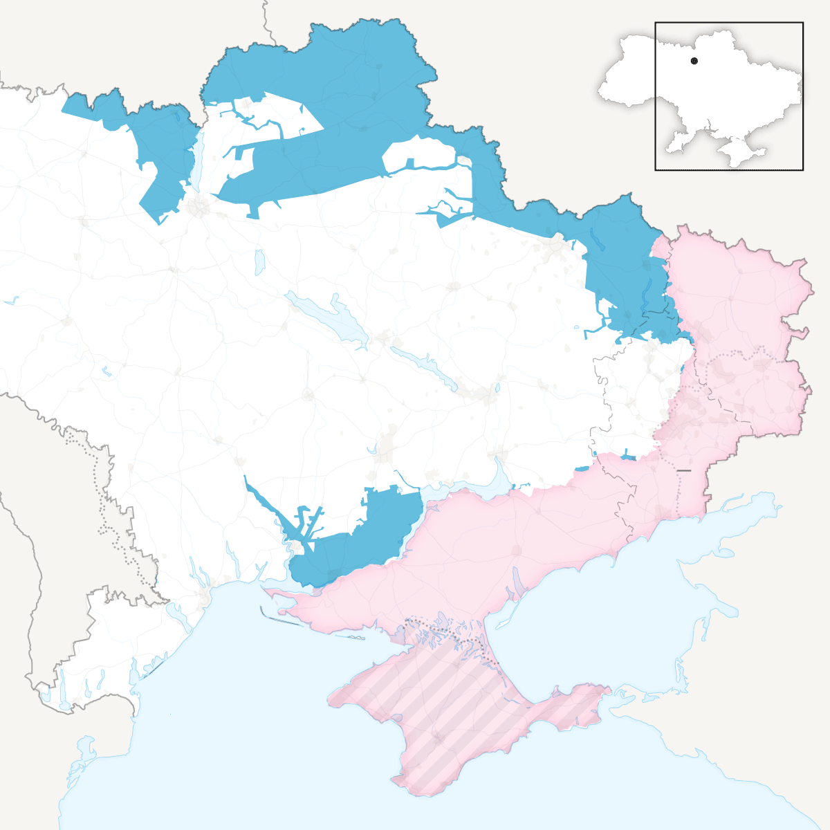 Current Ukraine War Map