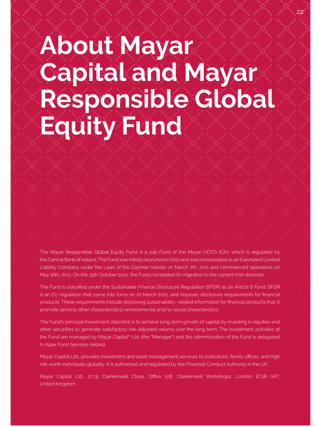 Mayar Capital: about