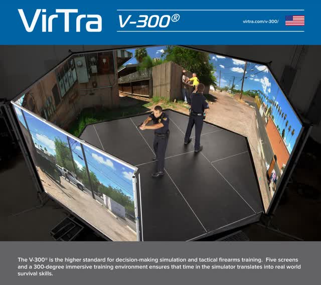 Virtra V-300 firearms simulation trainer