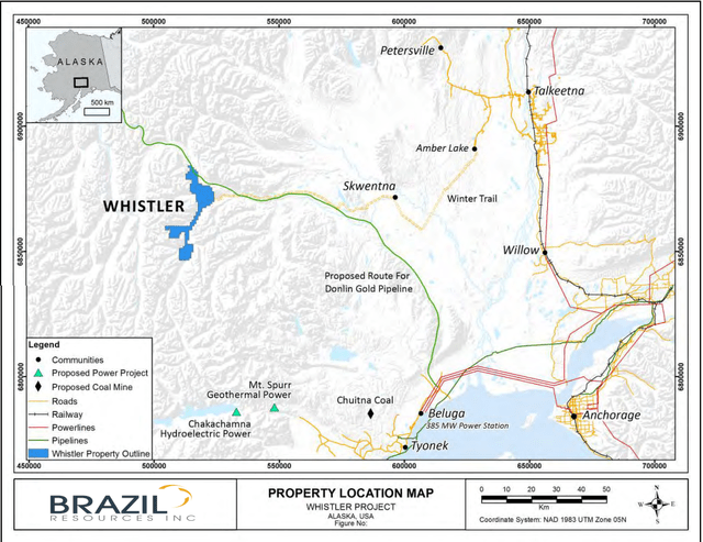 Whistler Project Location