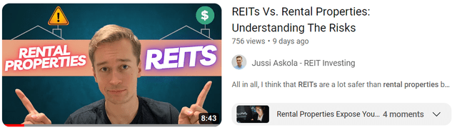 Rental properties vs. REITs: risk