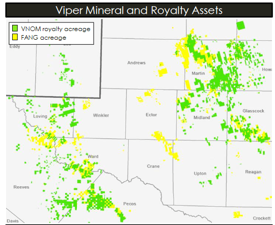 VNOM Net Acreage Map