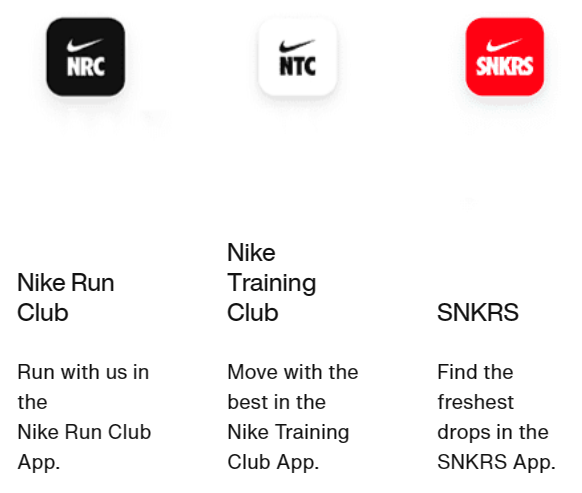 Nike Member Apps