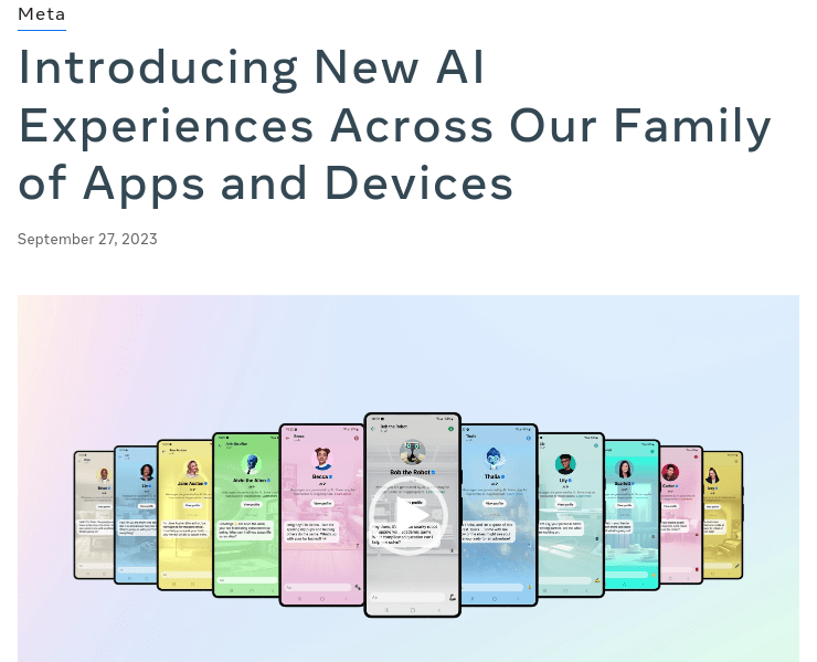 Introducing New AI Experiences Across Our Family of Apps and
