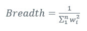 Index Concentration