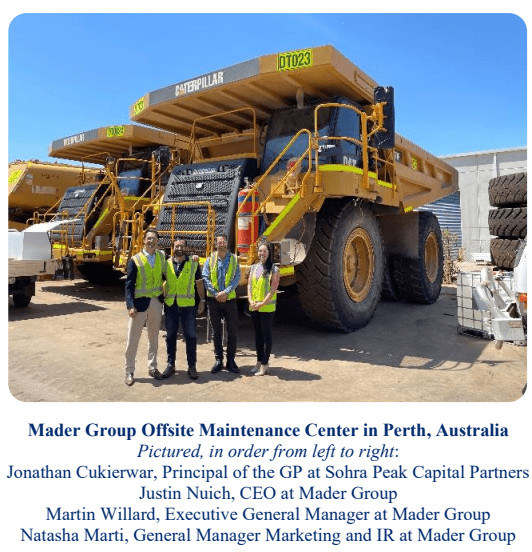 Mader Group Offsite Maintenance Center in Perth, Australia