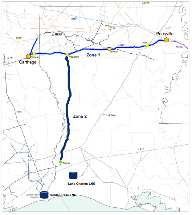 Gulf Run Pipeline Map