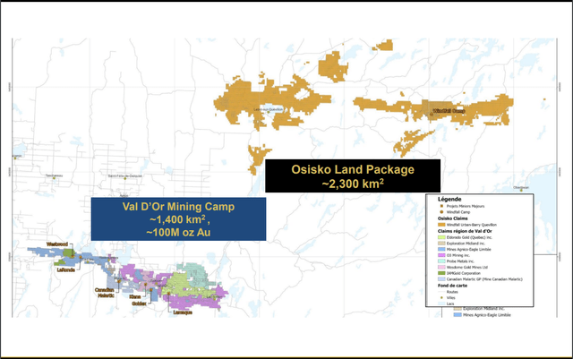 Osisko Land Package