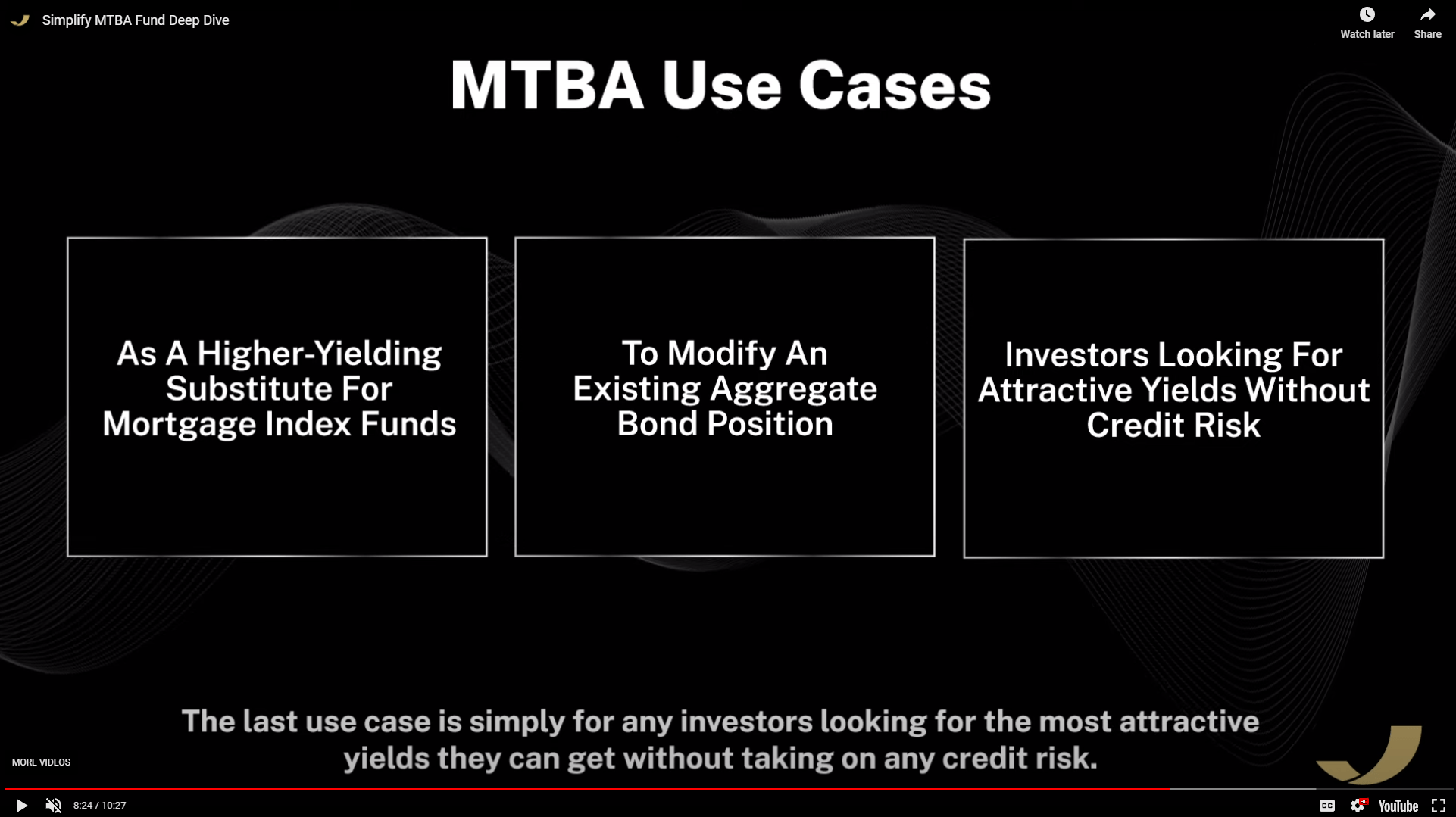 MTBA First Look AT Novel Play On Mortgage Backed Securities (NYSEARCA