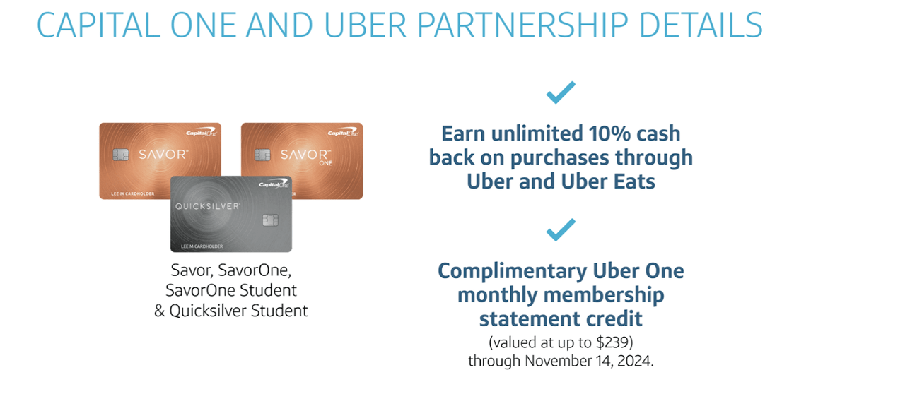 Capital One and Uber partnership