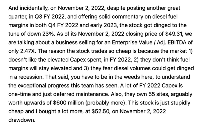 SA Interview: Value Investing With Courage & Conviction Investing (11/19/22)
