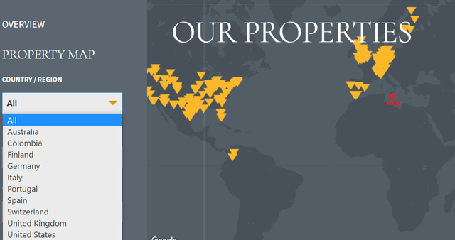 Medical Properties Trust - Property Map - Locations
