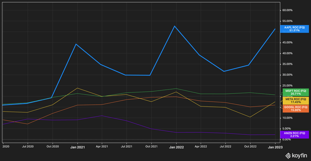 FAAMG Return on Capital