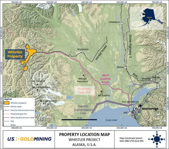 Whistler Project Area Map