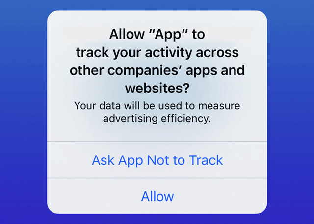 Apple Ask App Not To Track