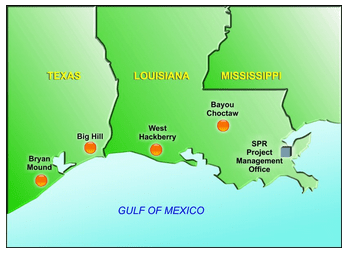 U.S. Strategic Petroleum Reserve Sites
