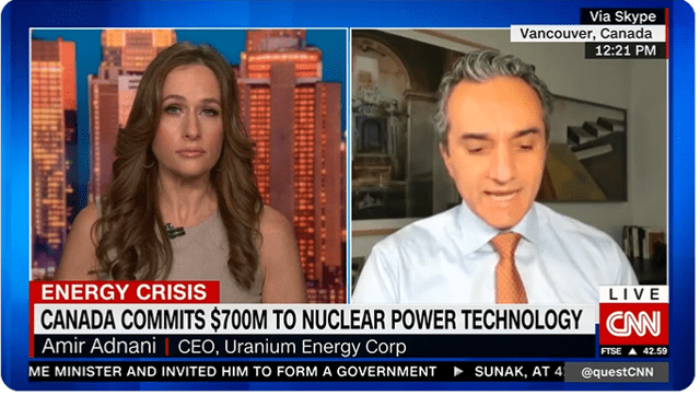 Uranium Energy Amir Adnani Interview