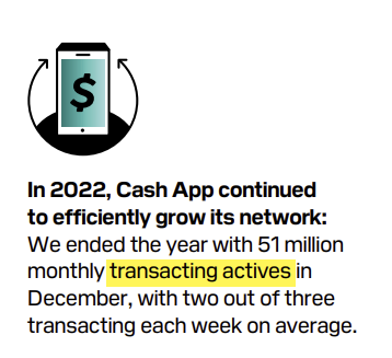 Block transacting actives