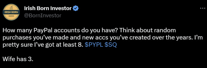 Multiple accounts PayPal
