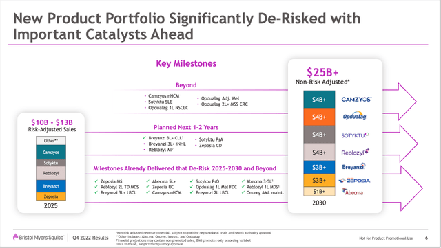 Bristol-Myers Squibb: New Product Portfolio in 2025 and 2030