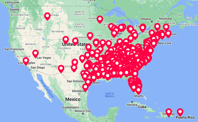 Locations where you can buy The Beaufort Bonnet Company clothing.