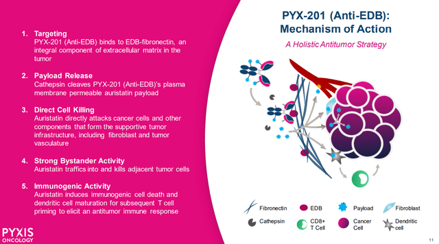 PYX-201 mechanism of action