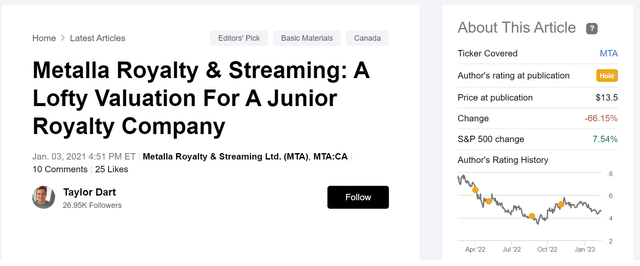 MTA - January 2021 Article