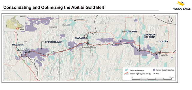 Abitibi Gold Belt Optimization