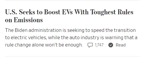 WSJ EVs