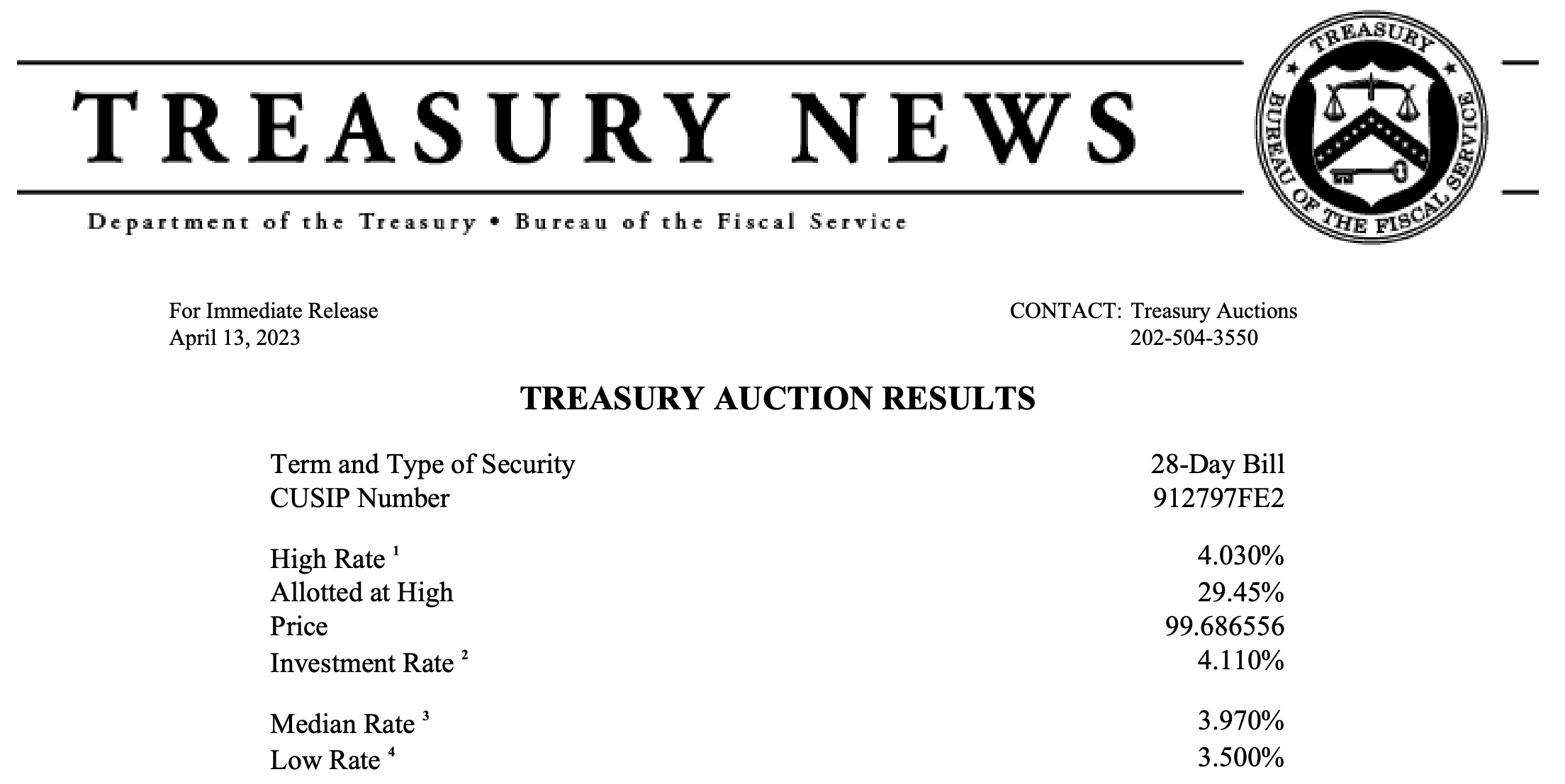 Treasury перевод