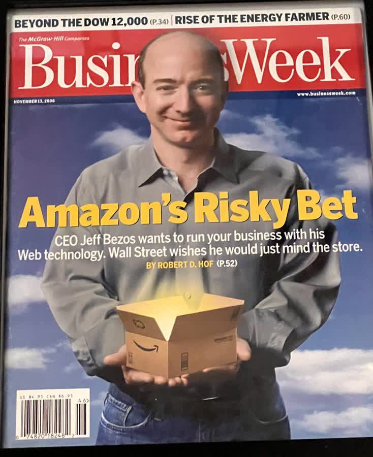 Cover of BusinessWeek discussing AWS