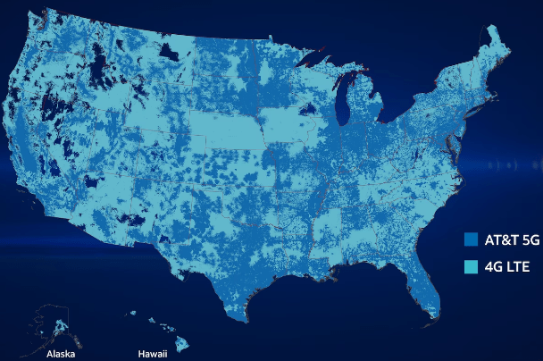 AT&T 5G coverage