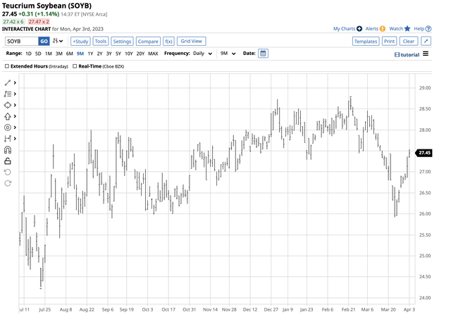 SOYB: Soybeans Are Steady And Higher Prices Could Be On The Horizon ...